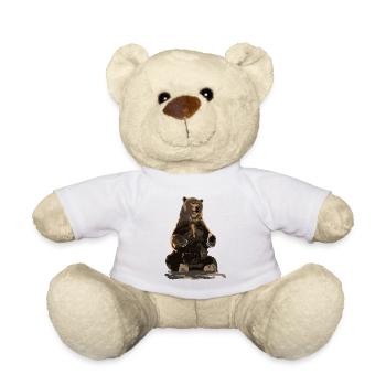porter - Nounours - blanc - Devant