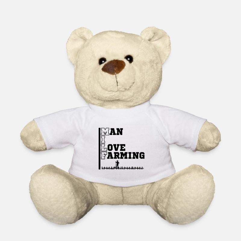 Bauernhof Landwirtschaft - Teddy - Weiß