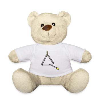 TRIANGLE Triangel Musicer Percussion Percussionist - Nounours - blanc - Devant
