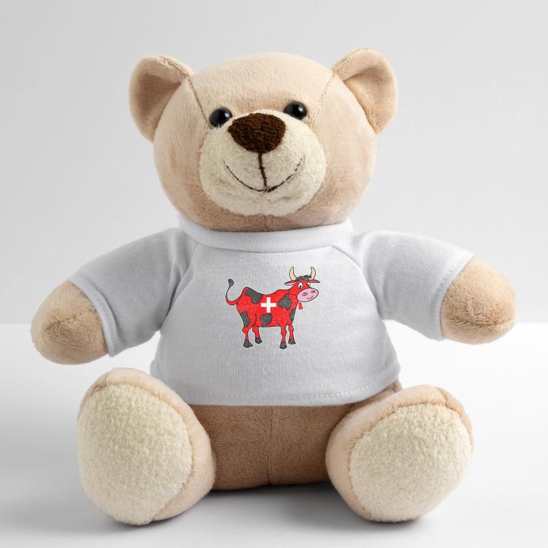Schweizer Kuh Kreuz süß Geschenk Teddy