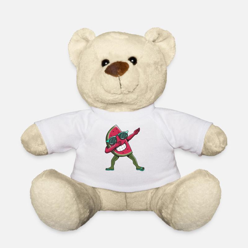 Wassermelone dabbing - Teddy - Weiß
