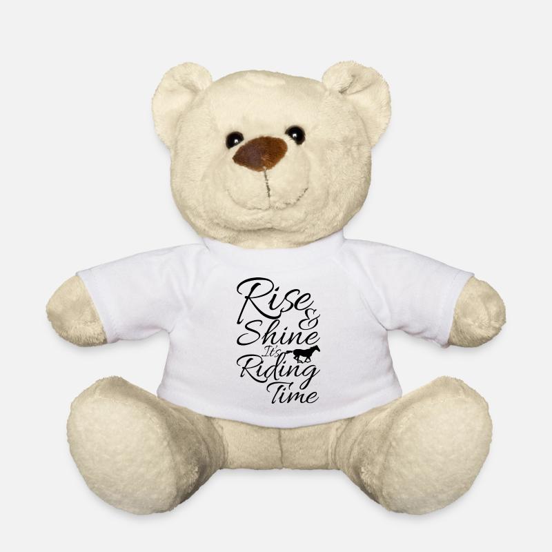 Pferd reiten - Teddy - Weiß