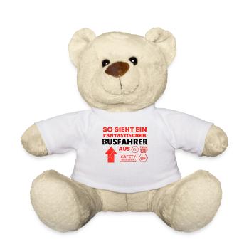 C’est ce qu’un chauffeur de bus a l’air de dire - Nounours - blanc - Devant