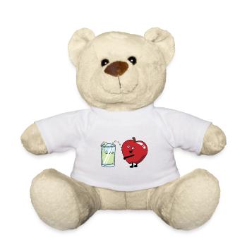 Apple Pee Pinkelnder Apfel Saft frucht getränk - Teddy - Weiß - Vorne