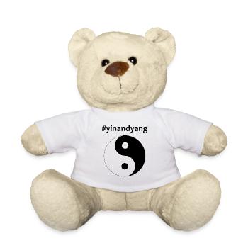 yin yang logo - Teddy - Weiß - Vorne