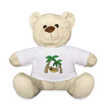 Bear hammock Bär Hängematte - Teddy - Weiß - Vorne