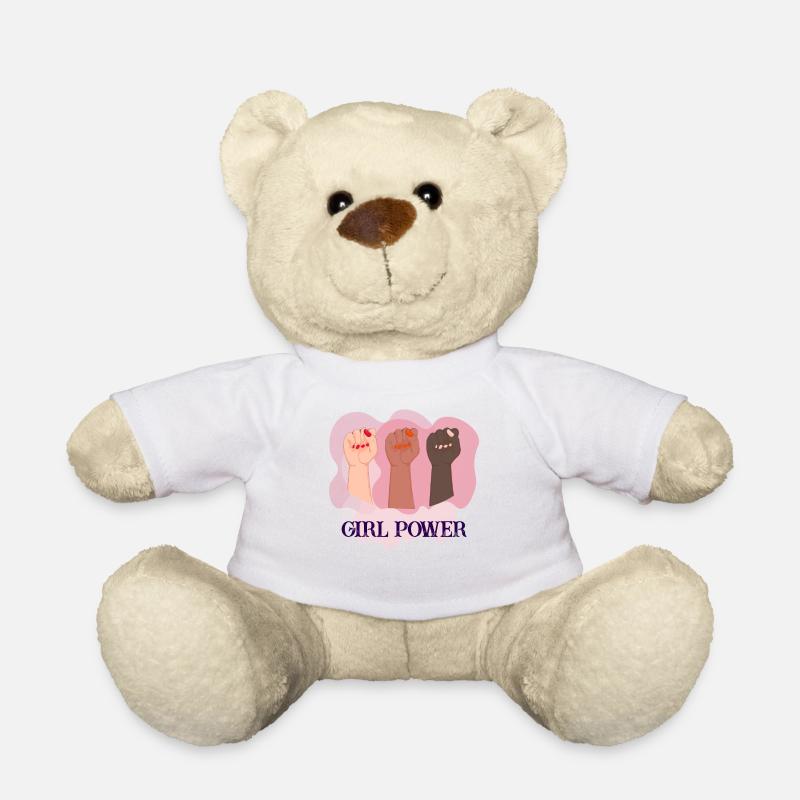 Frauenpower - Teddy - Weiß