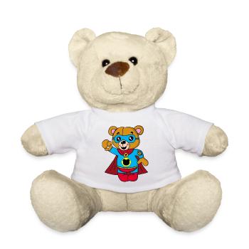 Super Teddybär - Teddy - Weiß - Vorne