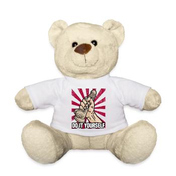 DO IT YOURSELF DILDO Strapon Strap Strap Dildos - Teddy Bear - white - Front