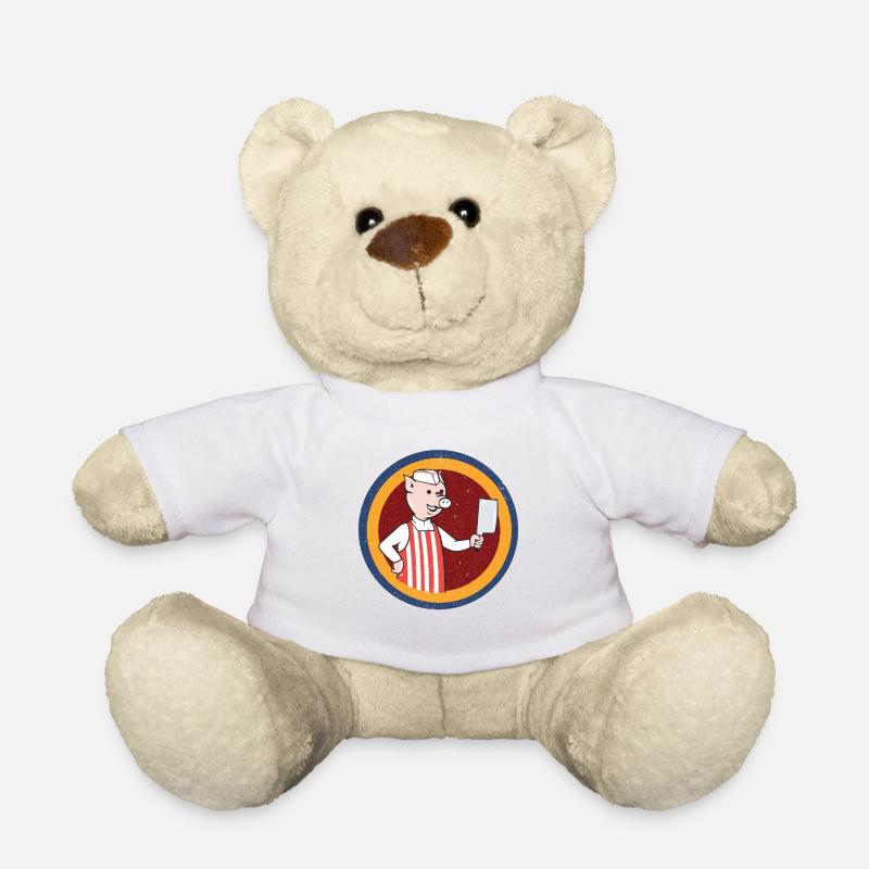 Butcher - Teddy Bear - white