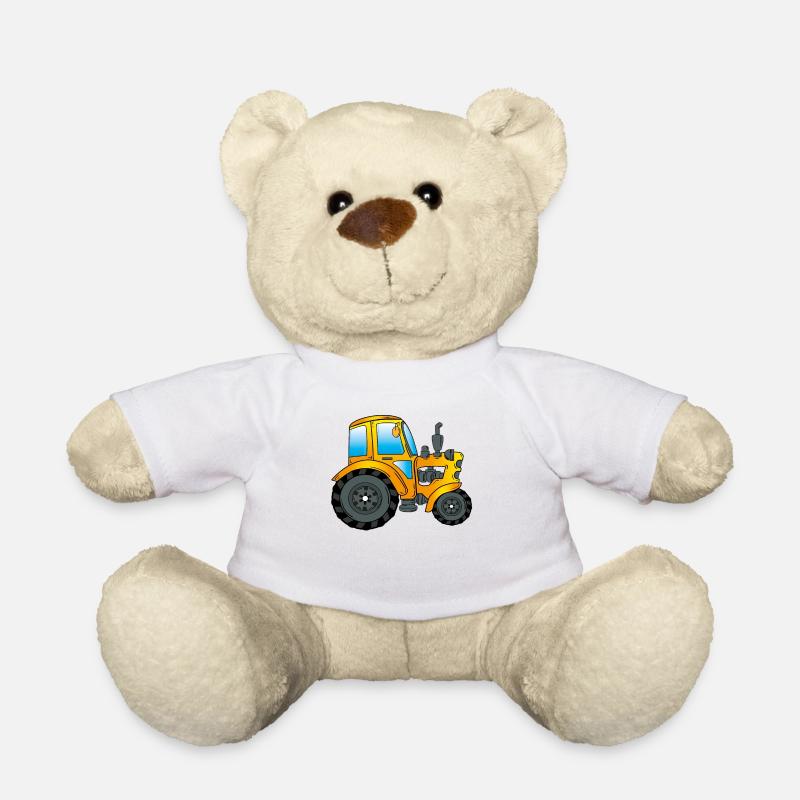 Traktor - Teddy - Weiß