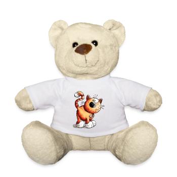 Drôle Chat - Nounours - blanc - Devant
