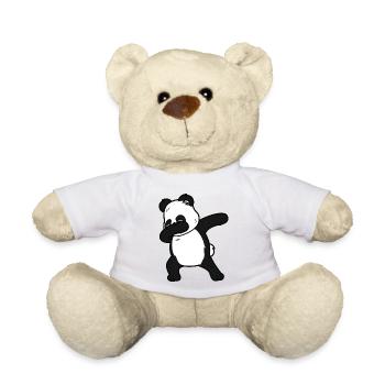 Panda Dabbing Tanzendes Tier - Teddy - Weiß - Vorne