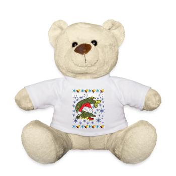 Hechtruprecht Hecht Ruprecht Knechtruprecht Angler - Teddy Bear - white - Front