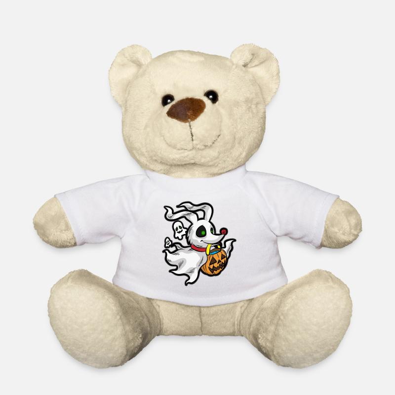 Geister Hund - Teddy - Weiß