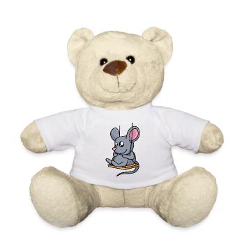 Mäuseschaukel - Teddy - Weiß - Vorne