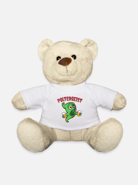 Polterer, Polterabend, Junggeselle, Geschenk - Teddy - Weiß