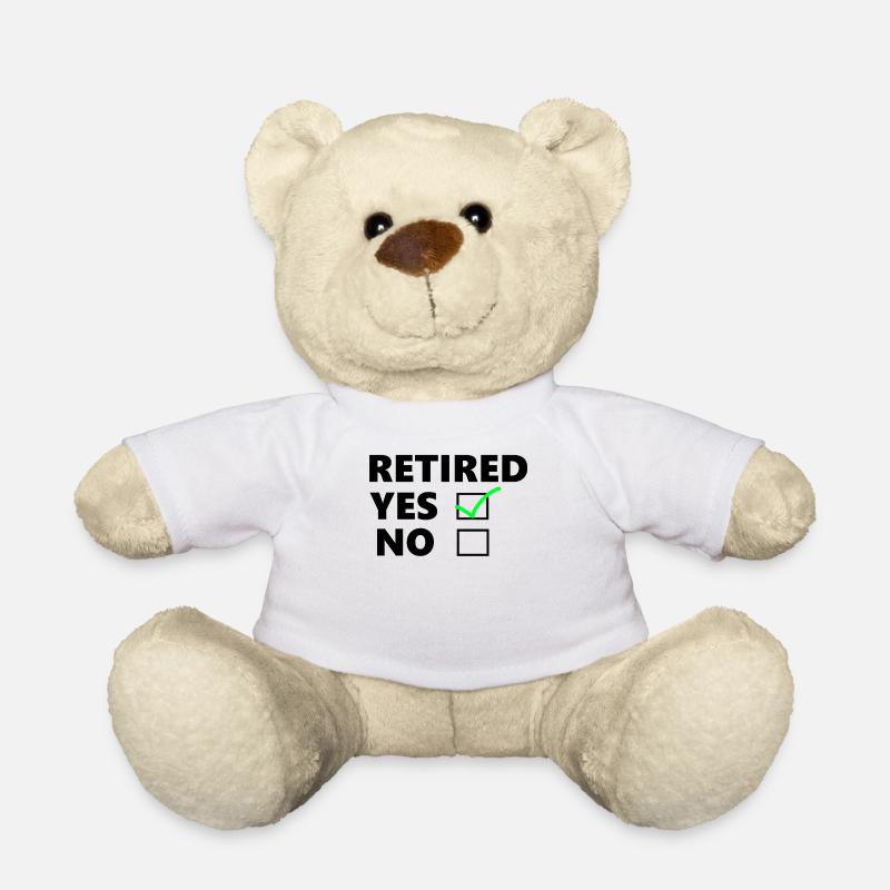pensioner - Teddy Bear - white