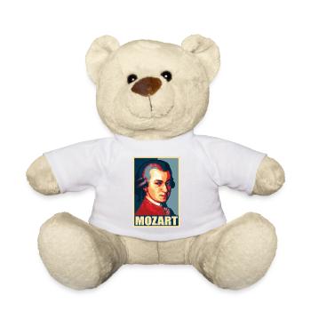 Mozart Propagande Pop Art - Nounours - blanc - Devant
