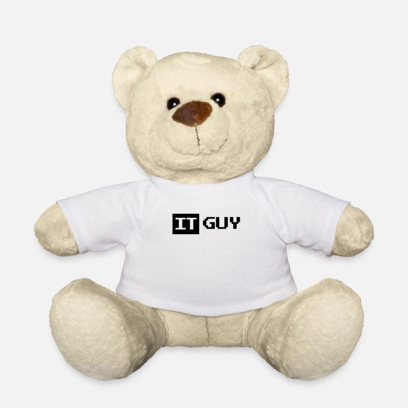 IT Computer IT Support IT Helpdesk - Teddy - Weiß