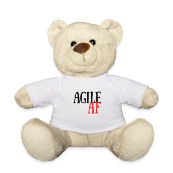 Scrum Agile AF Fun Scrum - Nounours - blanc - Devant