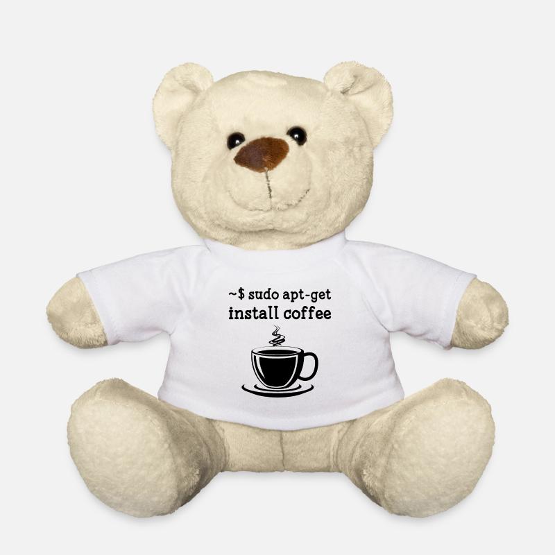 Sudo apt-get installer coffee linux - Nounours - blanc