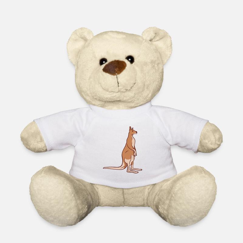 Känguru - Teddy - Weiß