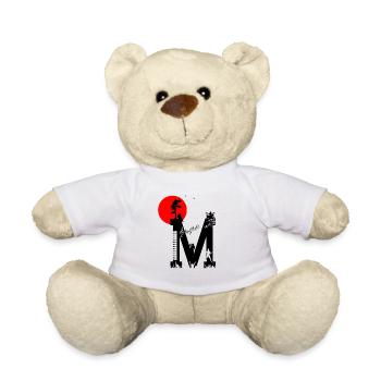 Musician M - Teddy Bear - white - Front