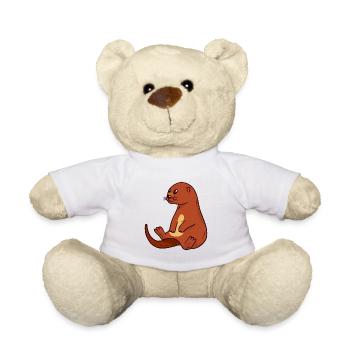 loutre - Nounours - blanc - Devant