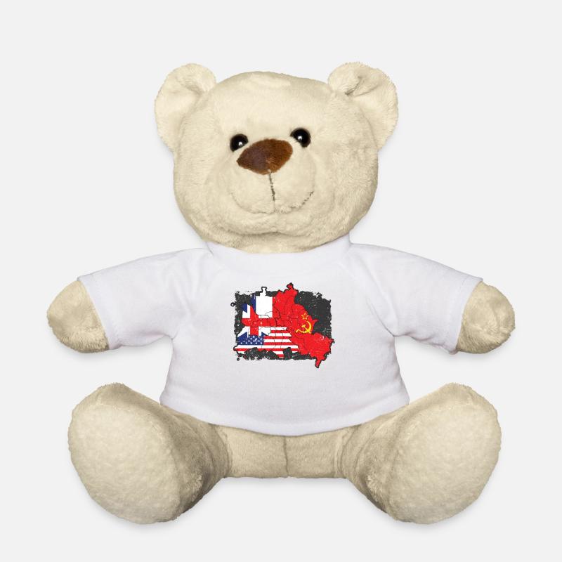 Berlin 1945 Teilung Sektoren - Teddy - Weiß