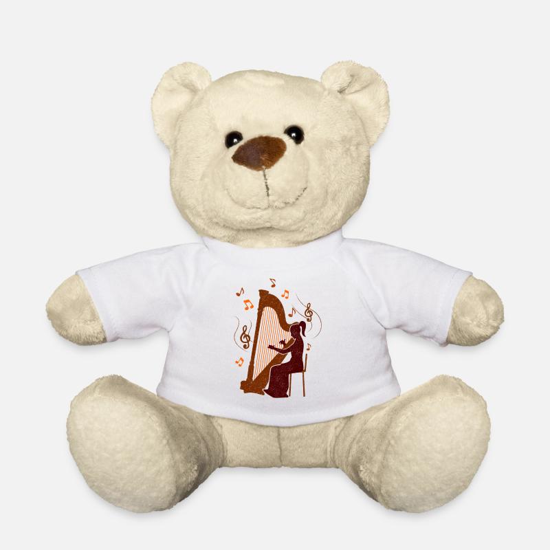 Harfe - Teddy - Weiß