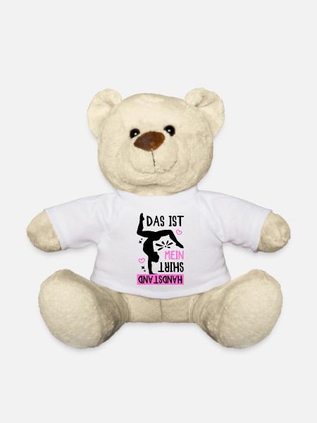Das Ist Mein Handstand Shirt - Teddy - Weiß