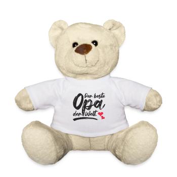 Der beste Opa der Welt - Teddy - Weiß - Vorne
