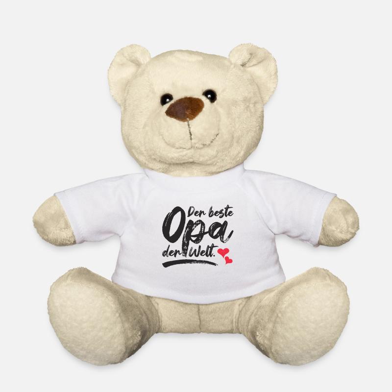 Der beste Opa der Welt - Teddy - Weiß