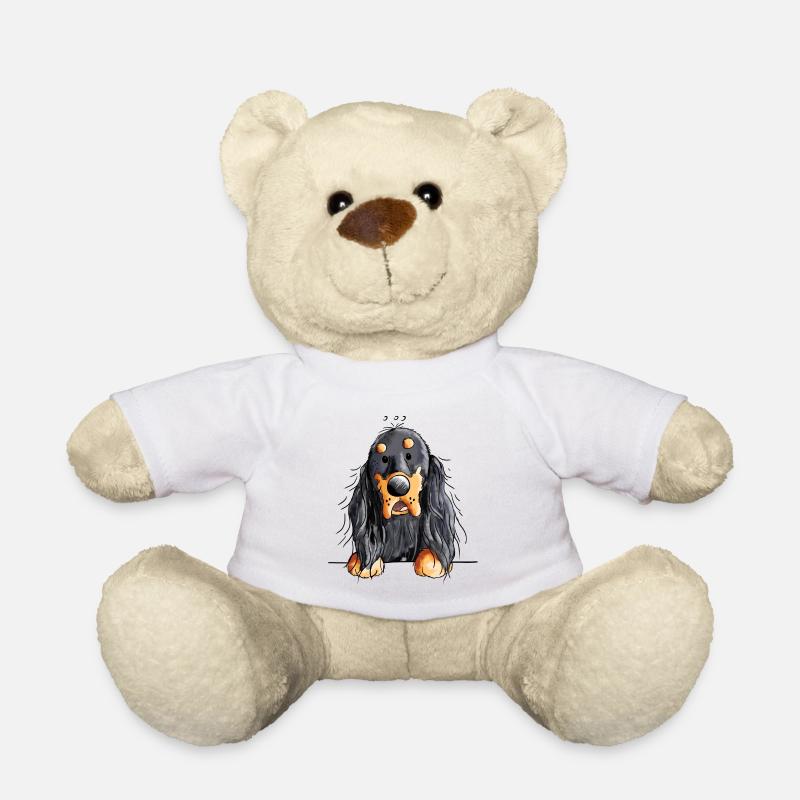 Gordon Setter - Hund - Dog - Comic - Teddy - Weiß