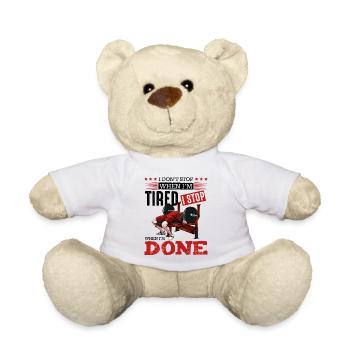 Bankdrücken Finish – DONE - Teddy - Weiß - Vorne