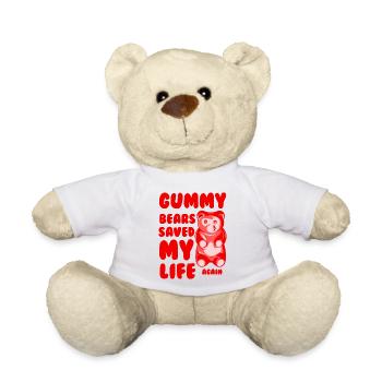 Les ours gommeux du diabète m'ont sauvé la vie à nouveau - Nounours - blanc - Devant