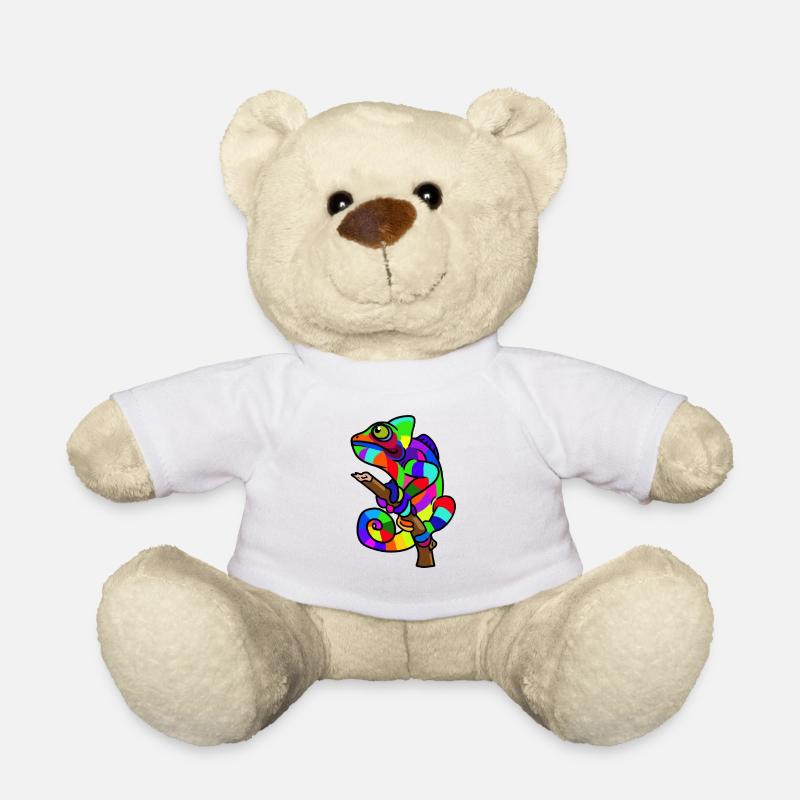 Gecko reptile chameleon - Teddy Bear - white