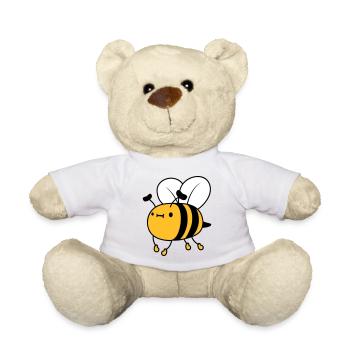 Abeille mignonne volante - Nounours - blanc - Devant