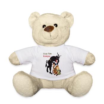 Gruss Vom Krampus Weihnachten Ugly Christmas - Teddy - Weiß - Vorne