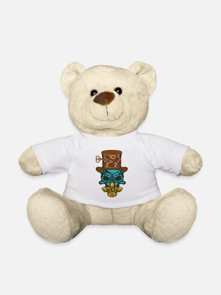 Steampunk Steampunker Steampunks Steampunkers - Teddy - Weiß