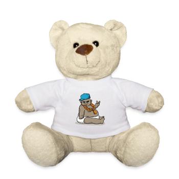 Rapper Baby - Teddy - Weiß - Vorne