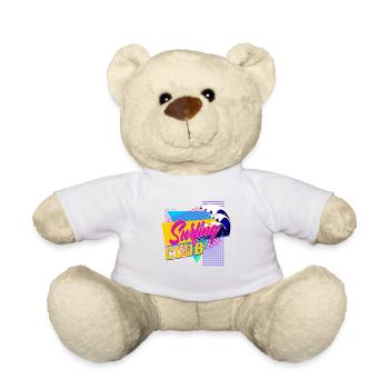 80s party - Teddy Bear - white - Front