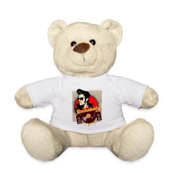rockabilly - Teddy Bear - white - Front