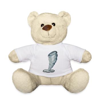 Cadeau météo tempête de tornade - Nounours - blanc - Devant