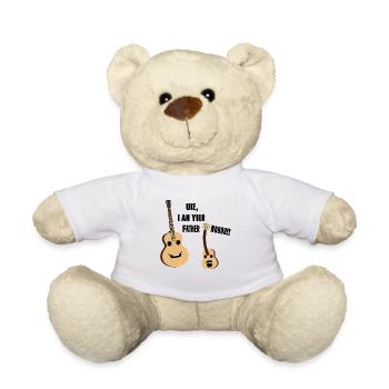 Uke I Am Your Father T Shirt Ukulele Guitar Music - Teddy - Weiß - Vorne