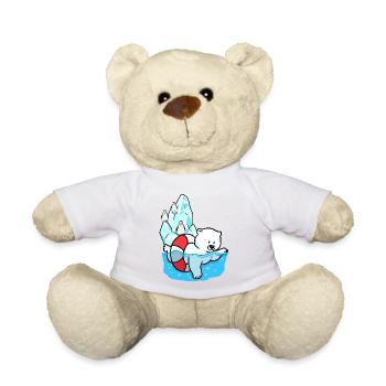 Eisbär Eisbären Arktis Wildtiere Klima Pinguin - Teddy - Weiß - Vorne