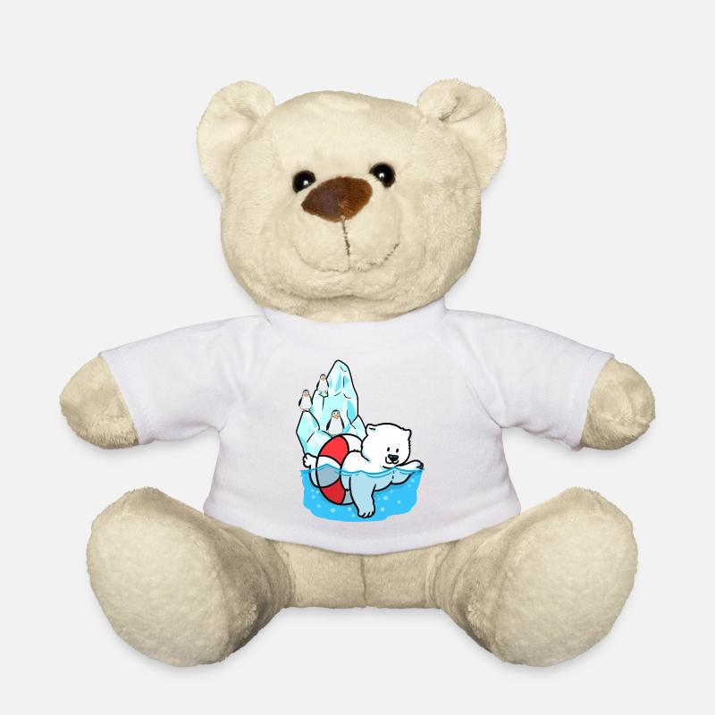 Eisbär Eisbären Arktis Wildtiere Klima Pinguin - Teddy - Weiß