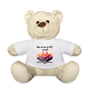 Wandern Spruch - Teddy - Weiß - Vorne