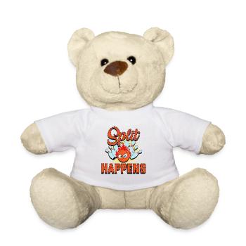 Bowling, bowling split - Teddy Bear - white - Front